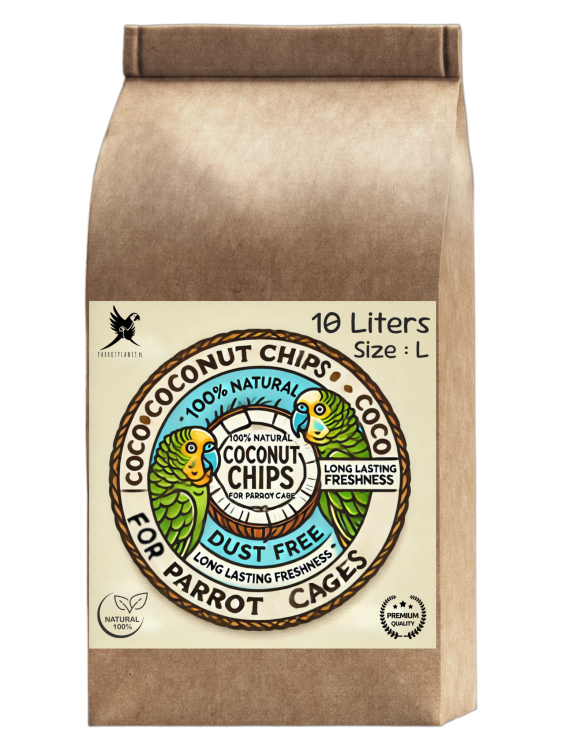 Terrarium Jungle Chip Mix – 100% naturalny chips kokosowy dla gadów i zwierząt egzotycznych 10 L od ParrotPlanet.pl