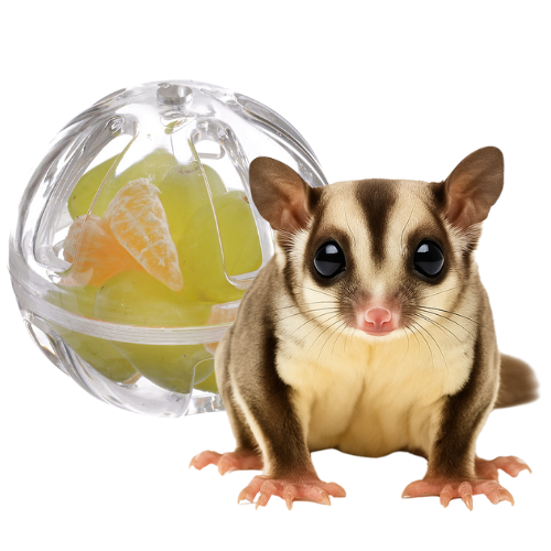Balle sensorielle pour sugar gliders – jouet et mangeoire d’enrichissement | Parrot Planet.fr