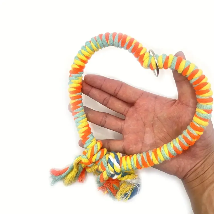 Jolie balançoire en forme de cœur pour petites perruches | Parrot Planet.fr