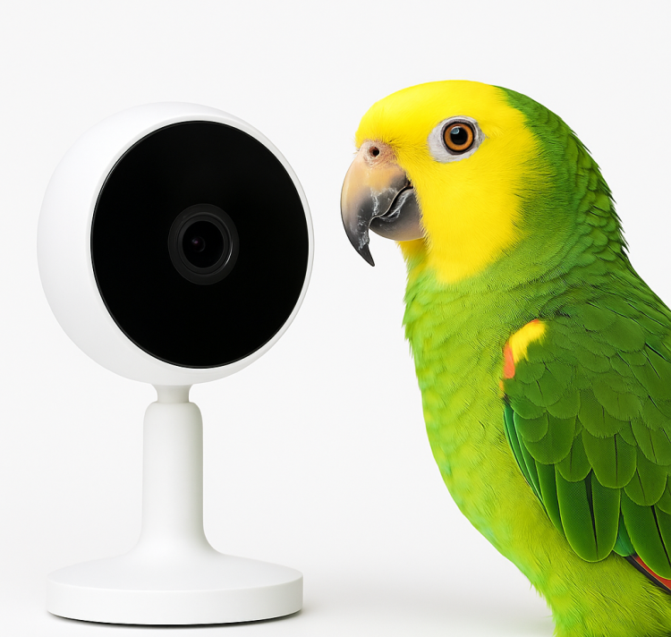 Kamera WIFI – sterowalna kamera do monitoringu papug i innych zwierząt od ParrotPlanet.pl