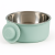 Adorable et pratique gamelle en métal taille L en coloris vert pastel | Parrot Planet.fr