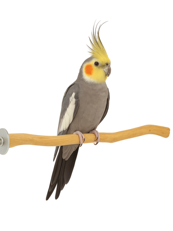Perchoir en bois Java – pour perroquets moyens 20 cm | ParrotPlanet.fr