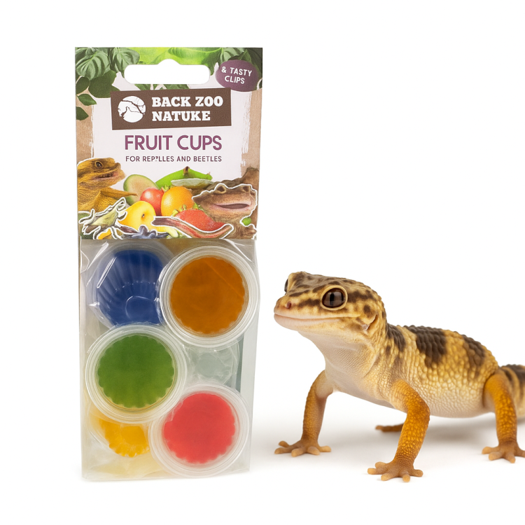 Gelées fruitées pour reptiles – assortiment de saveurs, lot de 6 | ParrotPlanet.fr