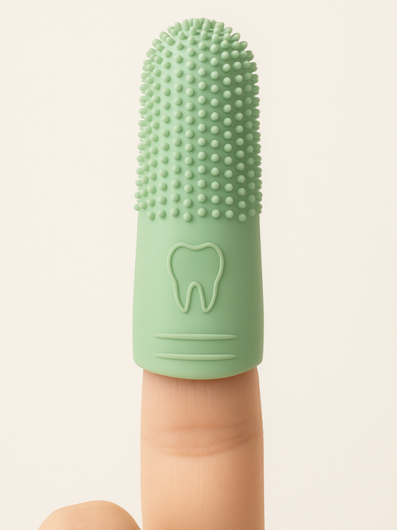 Brosse à dents en silicone 360° pour chiens et chats – soin bucco-dentaire doux et efficace | ParrotPlanet.fr