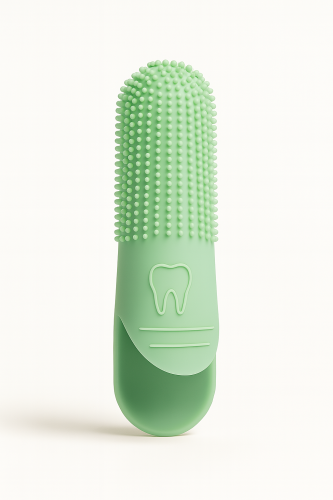 Brosse à dents en silicone 360° pour chiens et chats – soin bucco-dentaire doux et efficace | ParrotPlanet.fr