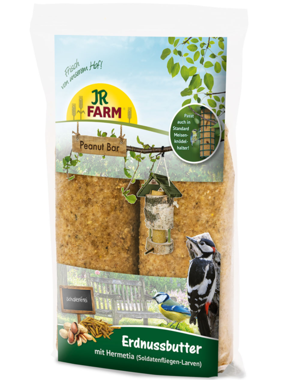 Barre de cacahuète JR FARM - aliment riche en protéines pour oiseaux sauvages de ParrotPlanet.fr
