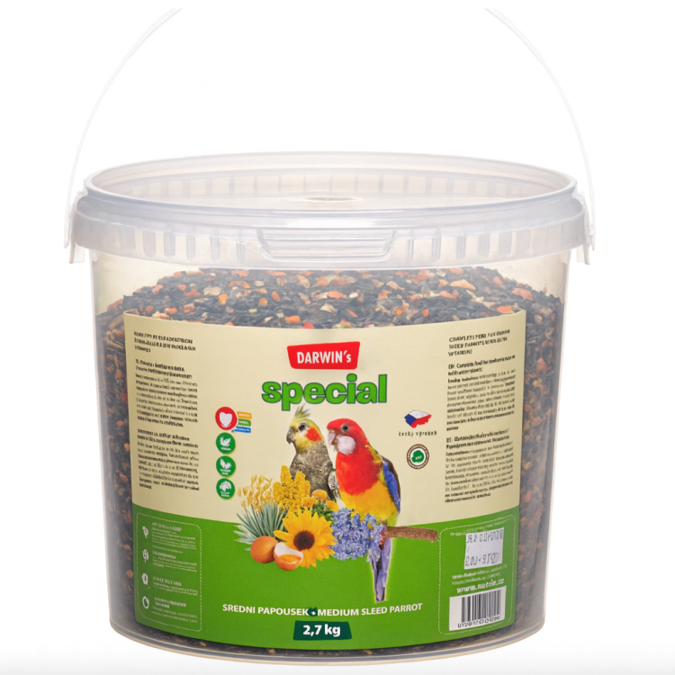 Nutrin Darwin's Special - Aliment pour Perroquets Moyens - 2,5kg  de ParrotPlanet.fr
