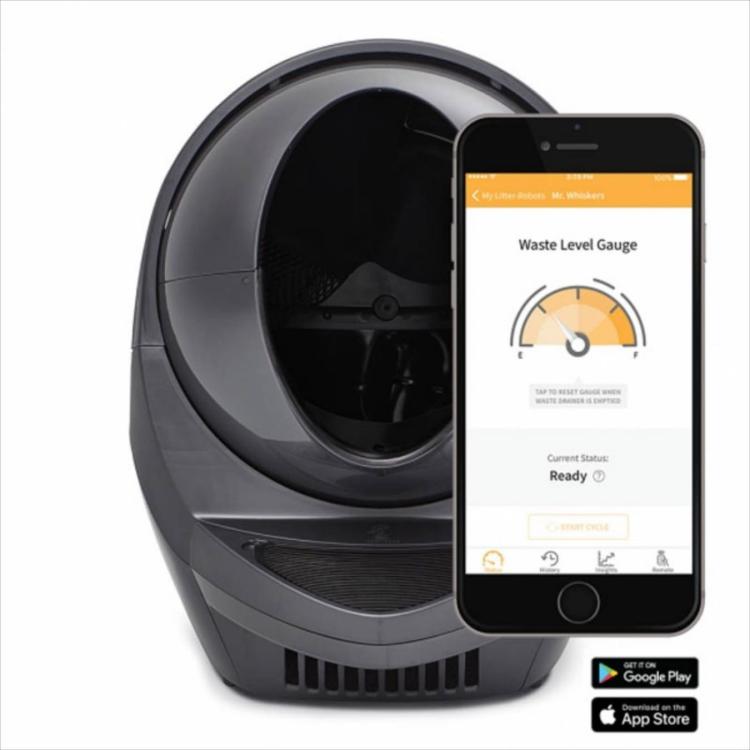 Litter Robot III Connect - Litière automatique auto-nettoyante pour chats, WiFi de ParrotPlanet.fr