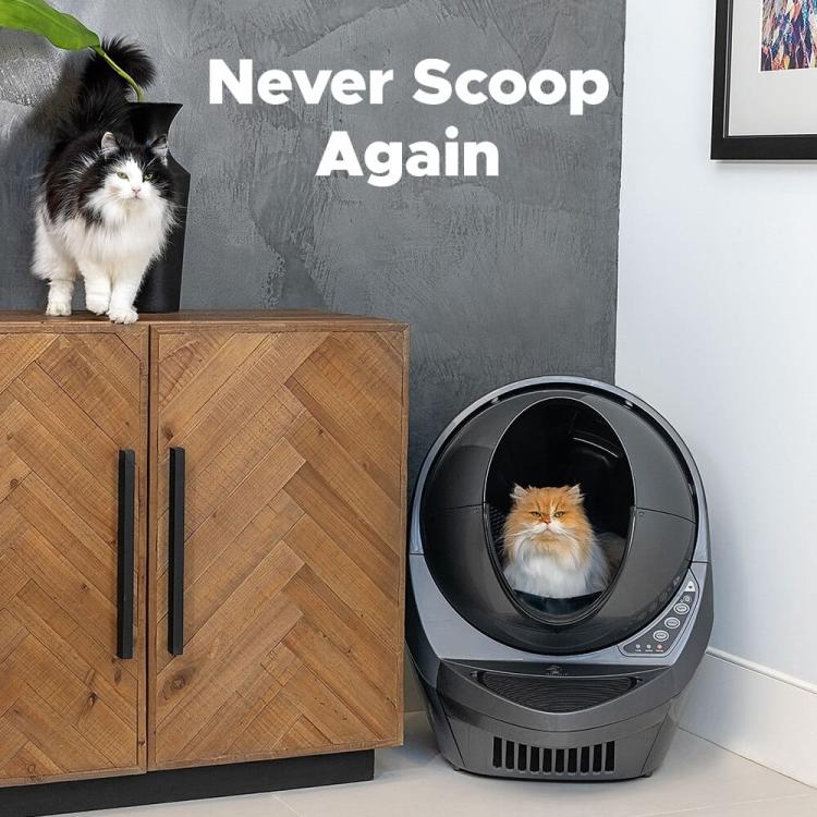 Litter Robot III Connect - Litière automatique auto-nettoyante pour chats, WiFi de ParrotPlanet.fr