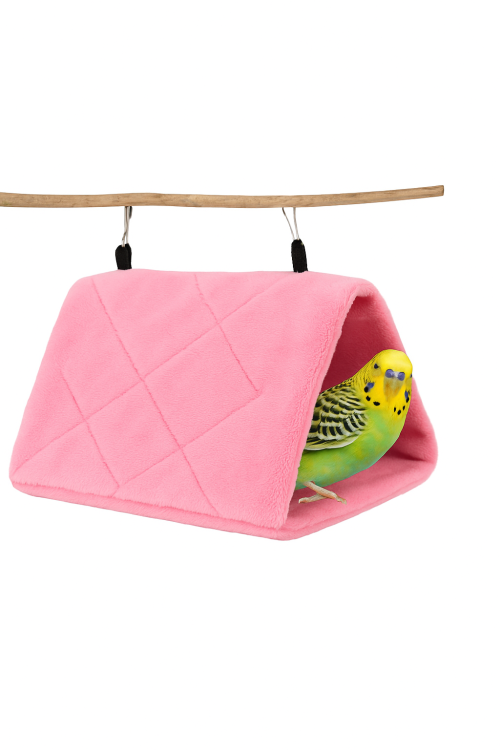 Tente S rose | Refuge sécurisé | Grotte pour petits perroquets de ParrotPlanet.fr