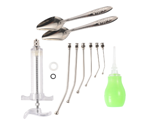 Kit complet de nourrissage manuel pour oisillons en acier inoxydable 10ml de  ParrotPlanet.fr