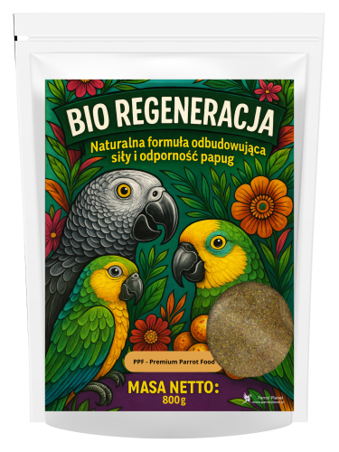 BIO RÉGÉNÉRATION - Formule naturelle pour la santé et le bien-être des perroquets 800g  de ParrotPlanet.fr