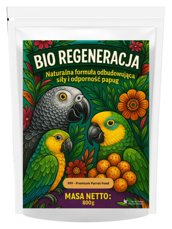BIO RÉGÉNÉRATION - Formule naturelle pour la santé et le bien-être des perroquets 800g  de ParrotPlanet.fr