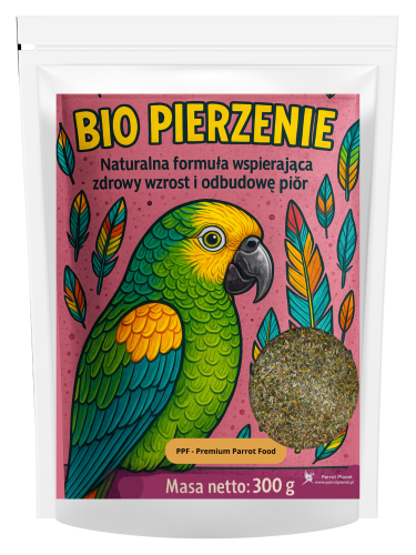 BIO MUE - Formule naturelle pour la santé et la brillance des plumes de perroquets 300 g de ParrotPlanet.fr