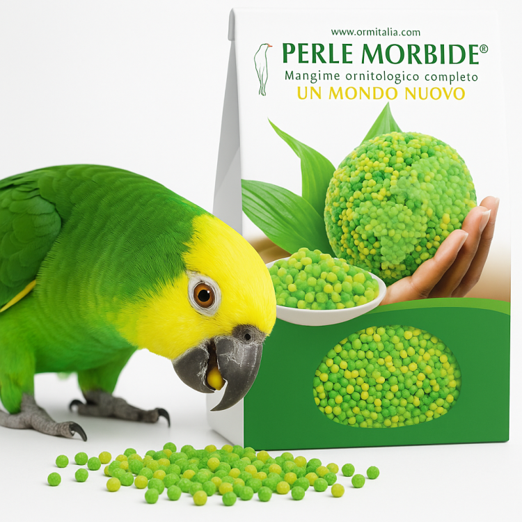 Ornitalia Perle Morbide - Przepyszne kiełki w kuleczkach dla wszystkich papug 4kg od ParrotPlanet.pl