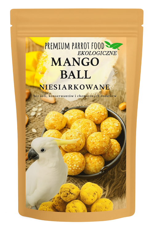 Premium Parrot Food- Mango Ball dla wszystkich papug 100g od ParrotPlanet.pl