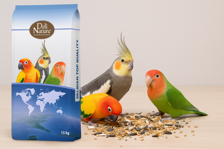 Deli Nature 59 - Mieszanka standardowa dla średnich PaPug 30% słonecznika 15kg od ParrotPlanet.pl