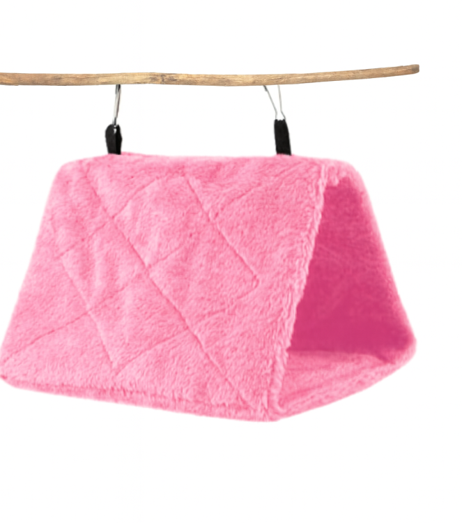 Tente S rose | Refuge sécurisé | Grotte pour petits perroquets de ParrotPlanet.fr