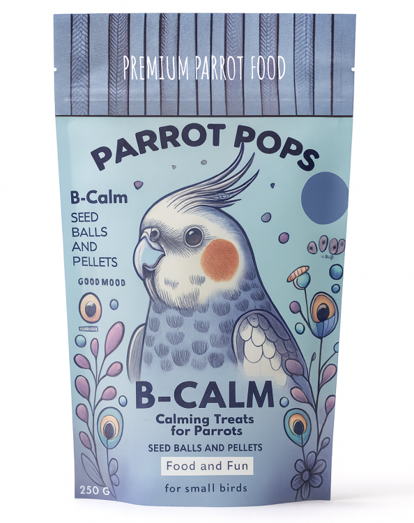 Parrot Pops B-Calm petites perles apaisantes pour perruches 250g de ParrotPlanet.fr