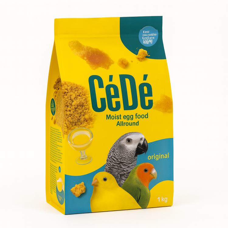 CEDE Allround Original 200 g – Pâtée aux œufs riche en protéines pour perroquets et oiseaux exotiques od ParrotPlanet.fr
