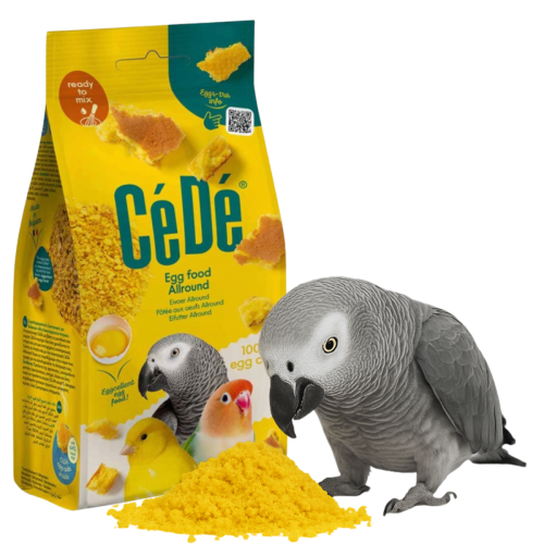 CEDE Allround Egg Cake Biscuit 120 g – Pâtée aux œufs en miettes pour perroquets et oiseaux exotiques od ParrotPlanet.fr
