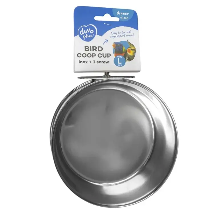 DUVO+ gamelle à visser pour cage d’oiseaux 14 cm 950 ml de ParrotPlanet.fr