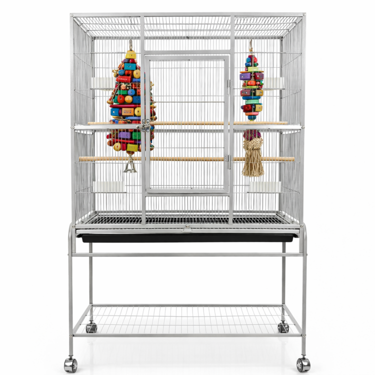 Cage Liberta pour petits perroquets 82 × 52 × 150 cm de ParrotPlanet.fr