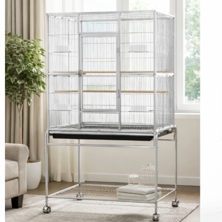 Cage Liberta pour petits perroquets 82 × 52 × 150 cm de ParrotPlanet.fr