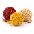 Balles XXL en Rotin avec Panais, Hibiscus et Calendula – friandise naturelle et jouet à ronger pour rongeurs de ParrotPlanet.fr