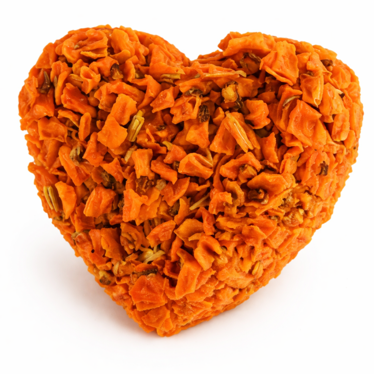 Cœur à la Carotte – friandise naturelle pour rongeurs 40 g de ParrotPlanet.fr