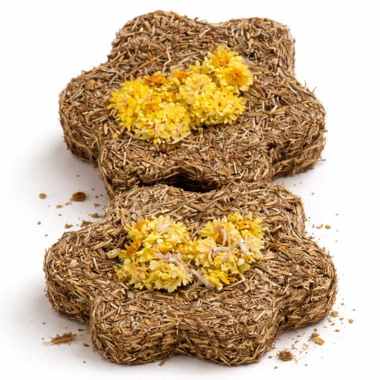 Friandise Naturelle aux Herbes et au Trèfle – gourmandise pour rongeurs de ParrotPlanet.fr