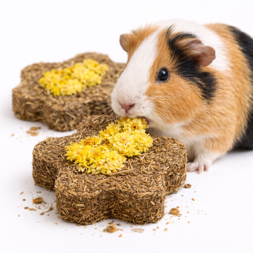 Friandise Naturelle aux Herbes et au Trèfle – gourmandise pour rongeurs de ParrotPlanet.fr