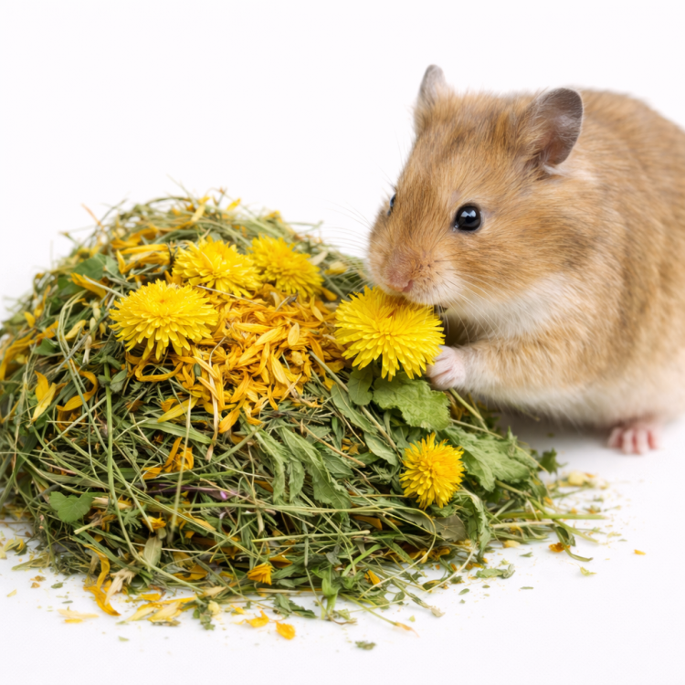 Herbes au Calendula et au Pissenlit – mélange naturel pour rongeurs 150 g de ParrotPlanet.pl
