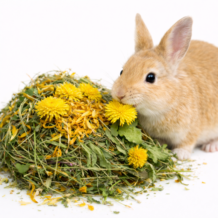 Herbes au Calendula et au Pissenlit – mélange naturel pour rongeurs 500 g de parrotPlanet.fr