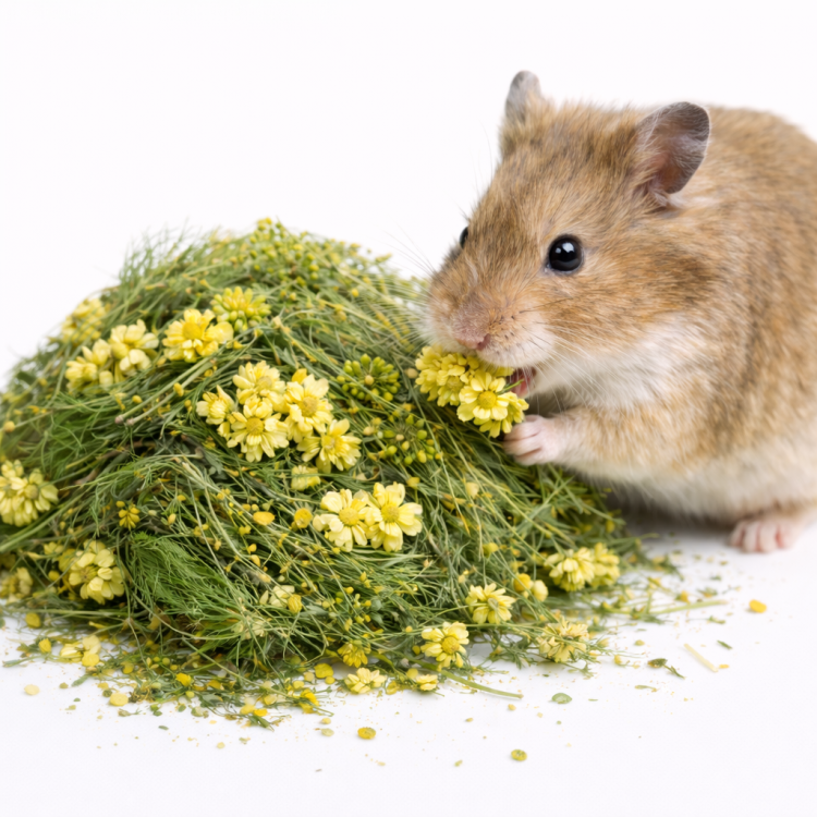 Mélange d’Herbes à l’Immortelle et au Fenouil – mélange naturel d’herbes pour rongeurs 150 g de ParrotPlanet.fr