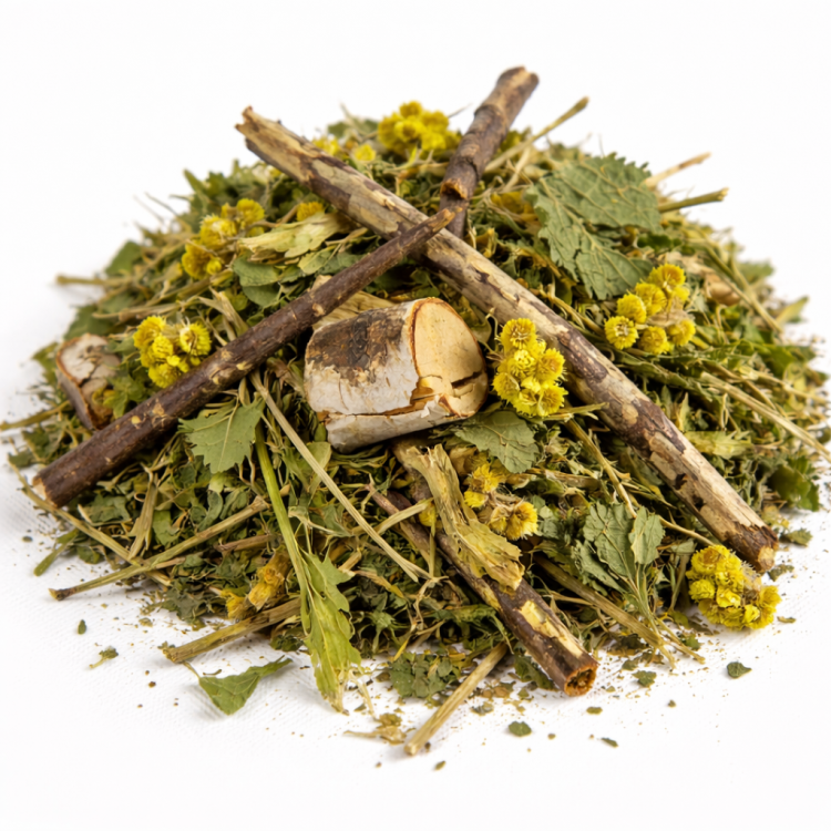 Herbes et Branches pour Cochon d’Inde – mélange naturel pour rongeurs 100 g de ParrotPlanet.fr