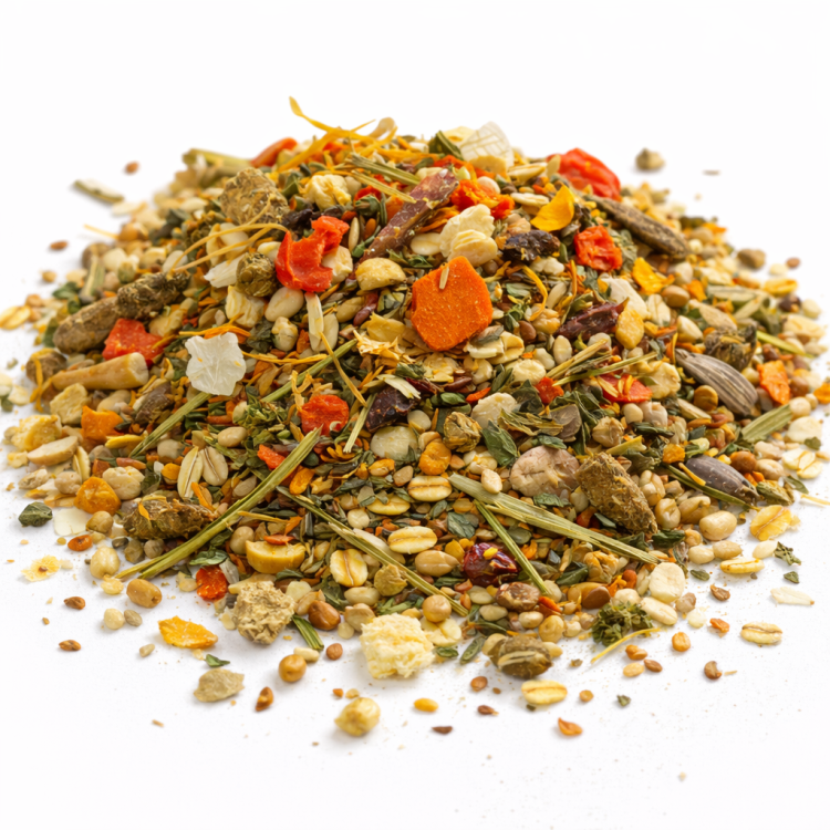 Festin complet pour rats et hamsters – mélange naturel de plantes, graines et friandises | 1500 g de ParrotPlanet.fr