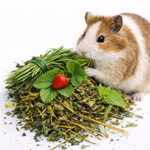 Herbes de la campagne pour cochons d’Inde – mélange naturel d’herbes pour cochons d’Inde | 400 g de ParrotPlanet.fr