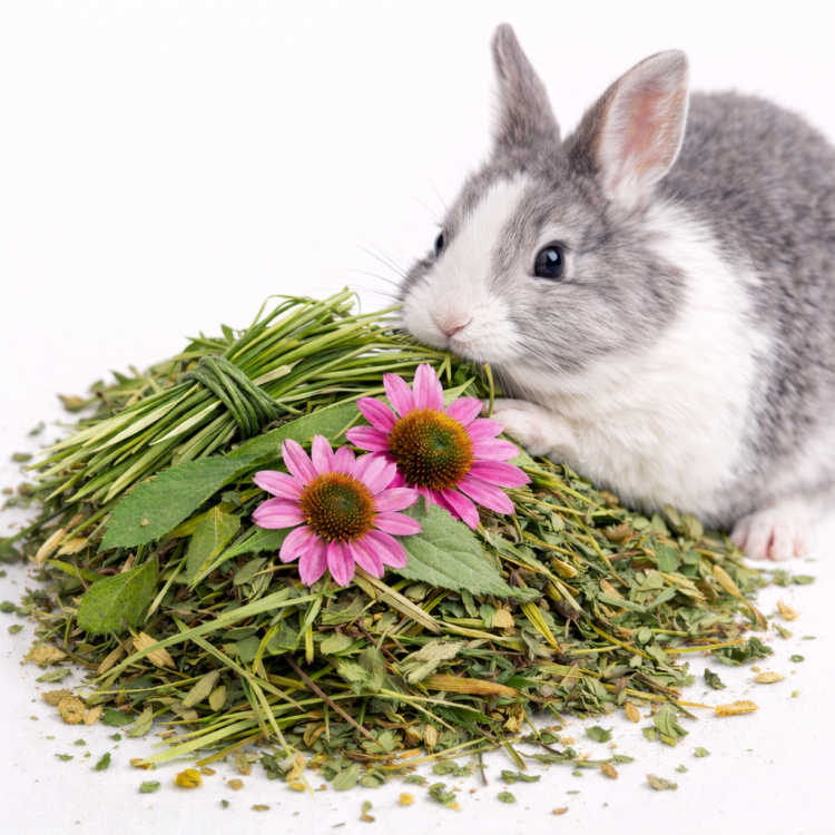 Herbes de la campagne pour cochons d’Inde – mélange naturel d’herbes pour cochons d’Inde | 400 g de ParrotPlanet.fr
