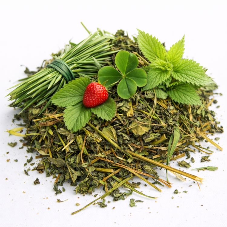 Herbes de la campagne pour cochons d’Inde – mélange naturel d’herbes pour cochons d’Inde | 100 g de ParrotPlanet.fr