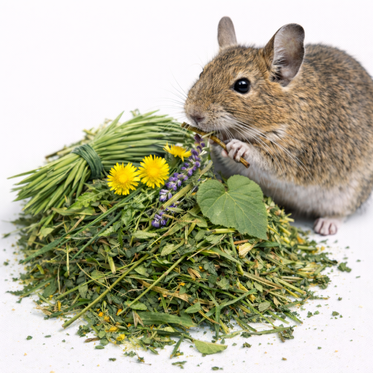 Herbes de la campagne pour chinchillas et octodons – friandise | 400 g de ParrotPlanet.fr