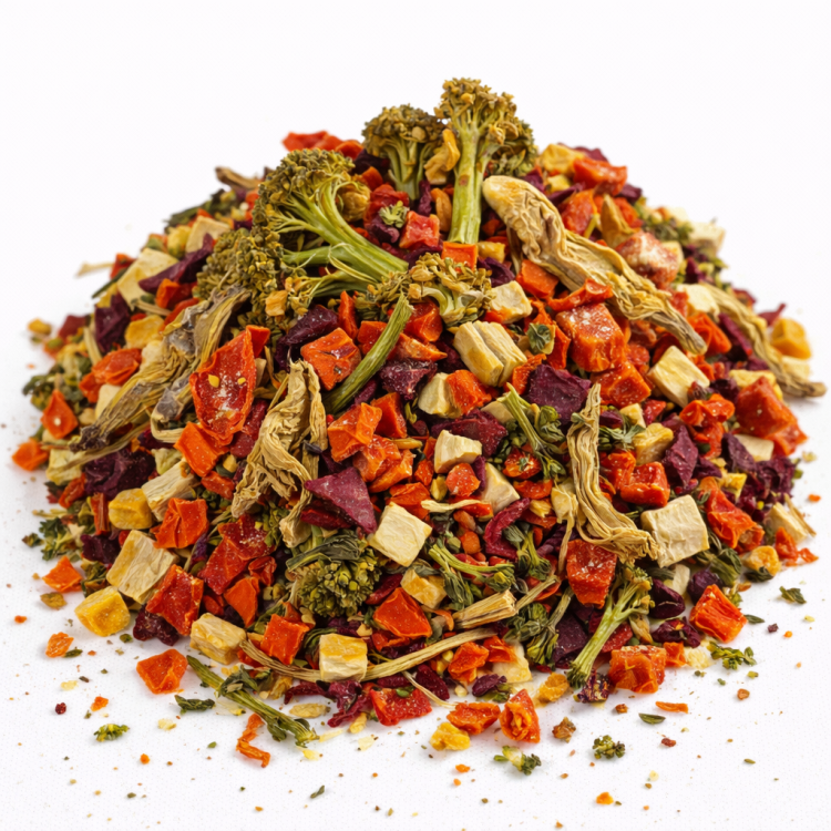 Salade de légumes pour rongeurs et lapins – mélange naturel de légumes séchés | 50 g de ParrotPlanet.fr