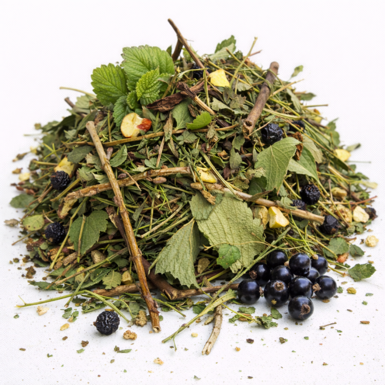 Cocktail de fruits pour rongeurs et lapins – mélange naturel de fruits séchés | 100 g de ParrotPlanet.fr