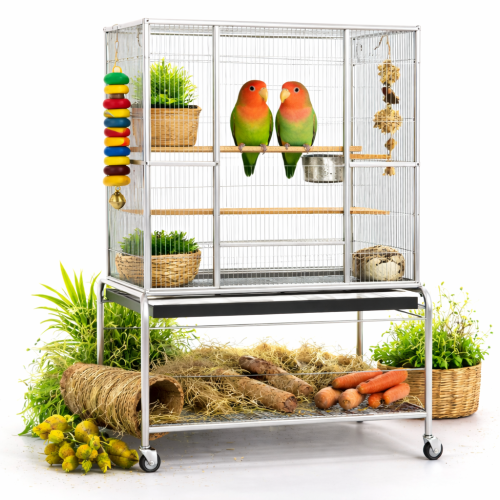 Cage Liberta pour petits perroquets 82 × 52 × 150 cm de ParrotPlanet.fr