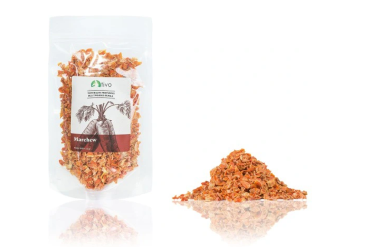 Carotte croustillante pour rongeurs – friandise végétale naturelle | 125 g de ParrotPlanet.fr
