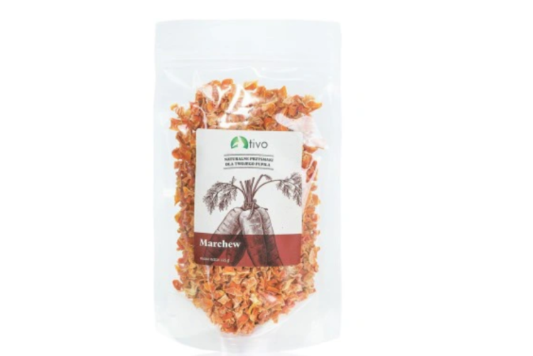 Carotte croustillante pour rongeurs – friandise végétale naturelle | 125 g de ParrotPlanet.fr