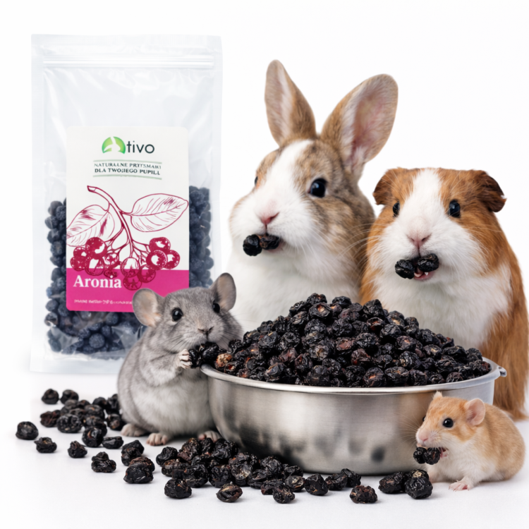 Aronie croustillante pour rongeurs – friandise naturelle aux fruits | 70 g de ParrotPlanet.fr