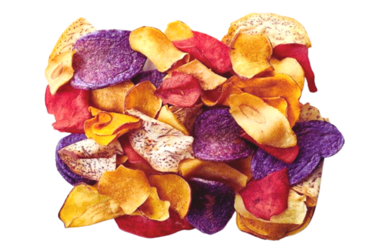 Chips de légumes pour rongeurs – mélange naturel de légumes séchés | 250 g de ParrotPlanet.fr
