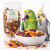 Chipsy warzywne dla papug – naturalna mieszanka suszonych warzyw | 250 g od ParrotPlanet.pl