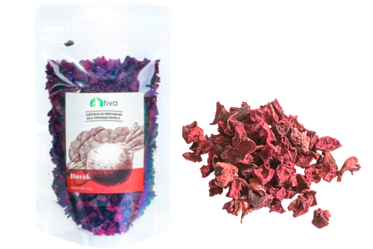 Betterave croustillante pour rongeurs – friandise végétale naturelle | 125 g de ParrotPlanet.fr